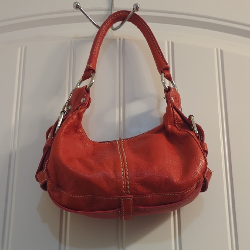 Red Leather Women's Bag - Picture 4 of 9